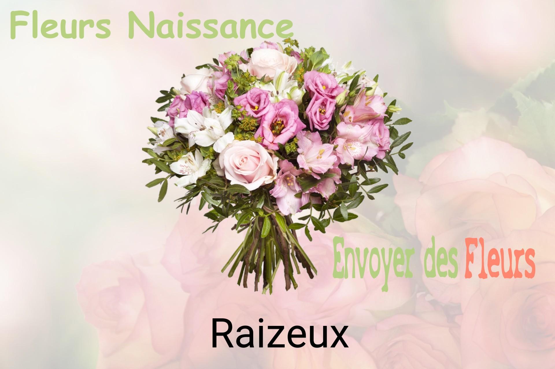 Bouquet de fleurs de naissance livré à Raizeux